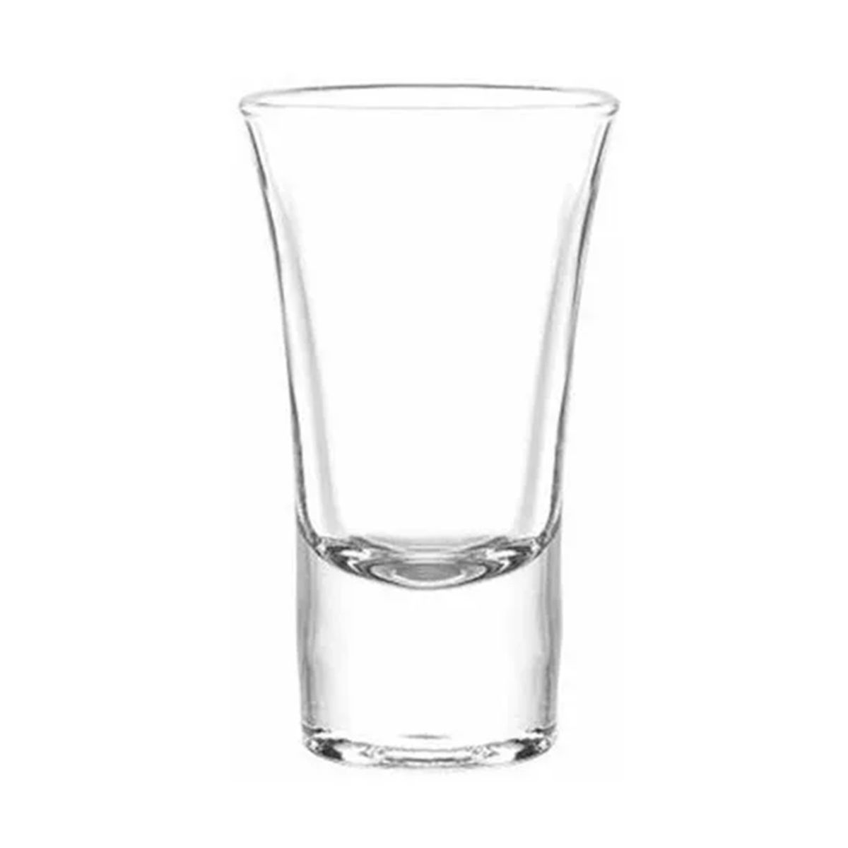 GENERICO - Set 6 Vasos Tequileros De Vidrio