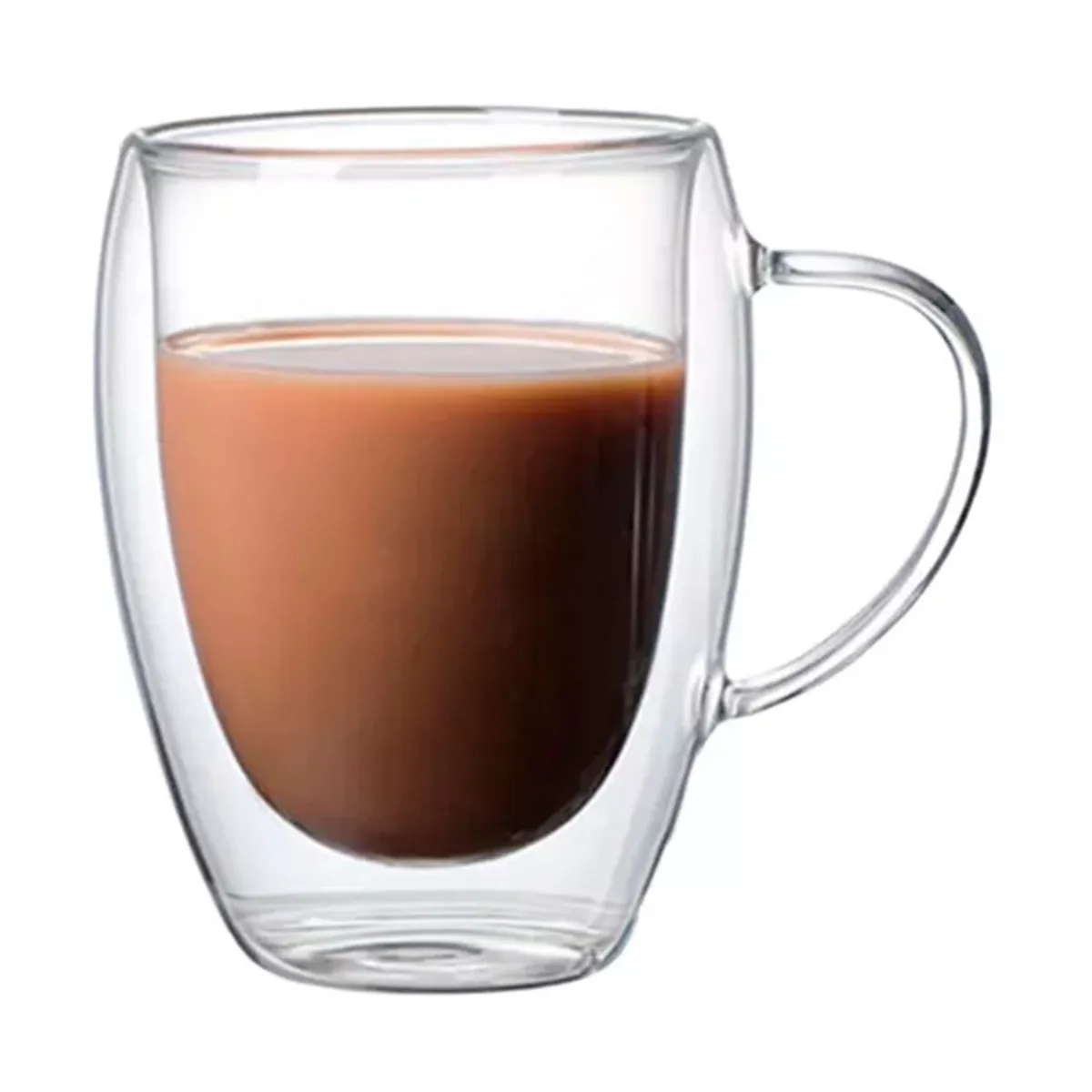 GENERICO - Taza Te Doble Pared 350ml Frio Caliente