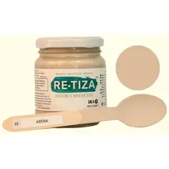 RETIZA - BLANCO ARENA 250 grs. Pintura Tiza al agua decorativa vintage