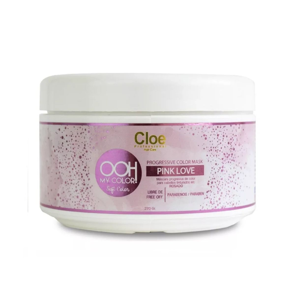 CLOE - Mascara Ooh My Color pink love 270g Cloe Profesional.-