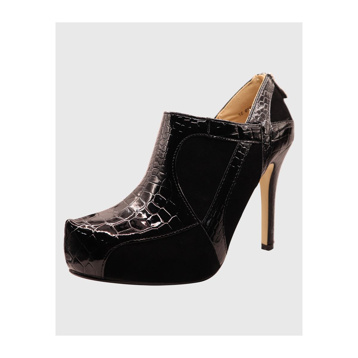 DINASTELLA - Botin taco aguja Negro