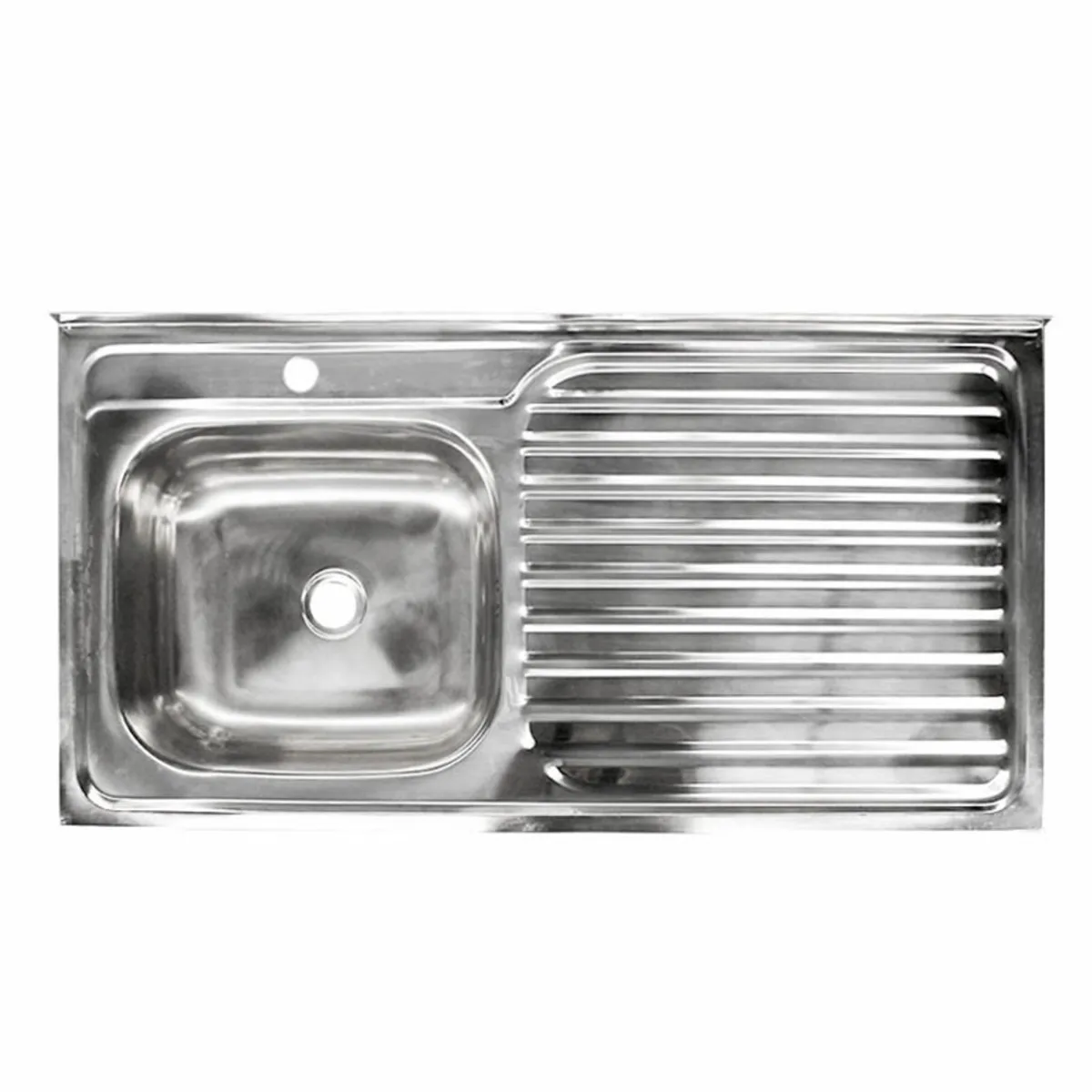 IMAHE - Lavaplato Single Mural Con Secador Derecho 100X50X15Cm IMAHE