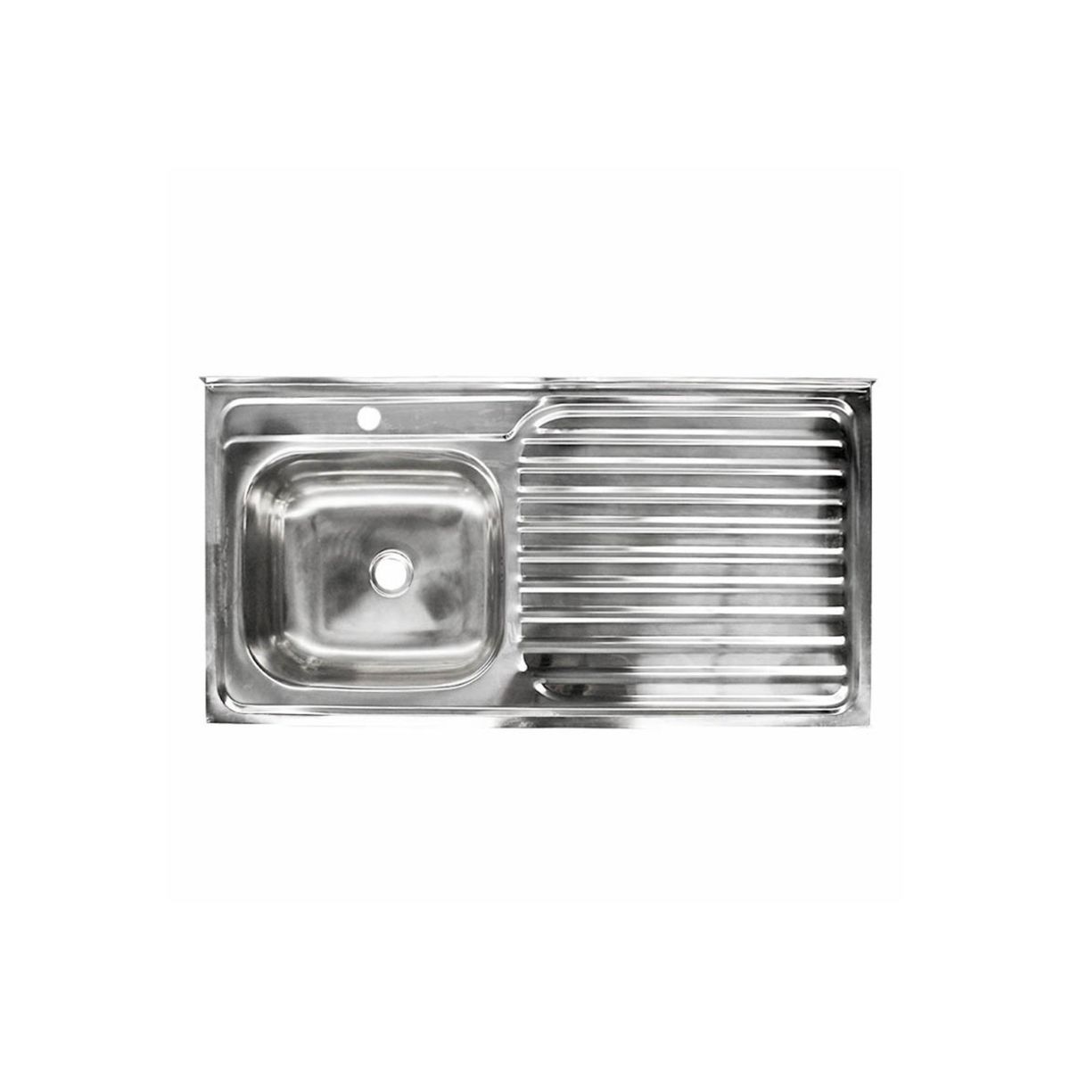 IMAHE - Lavaplato Single Mural Con Secador Derecho 100X50X15Cm IMAHE