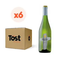 MISIONES DE RENGO - 6x Vino Varietal Chardonnay 750cc