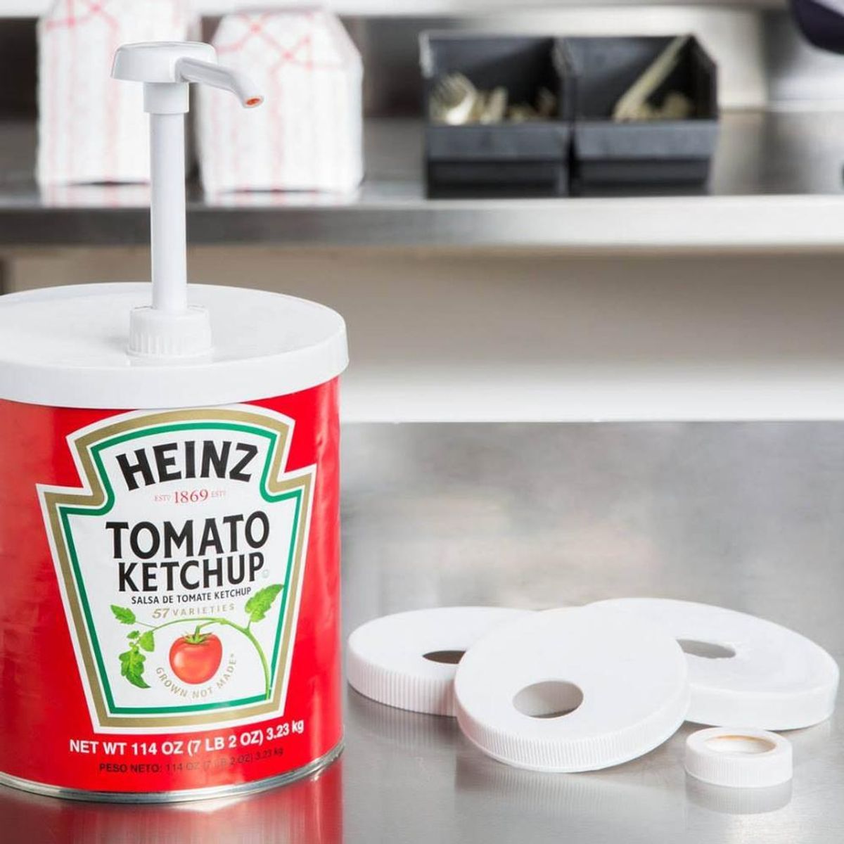 GENERICO - SET DE 5 TAPAS CON BOMBA VASIJA CI7015 IMAHE