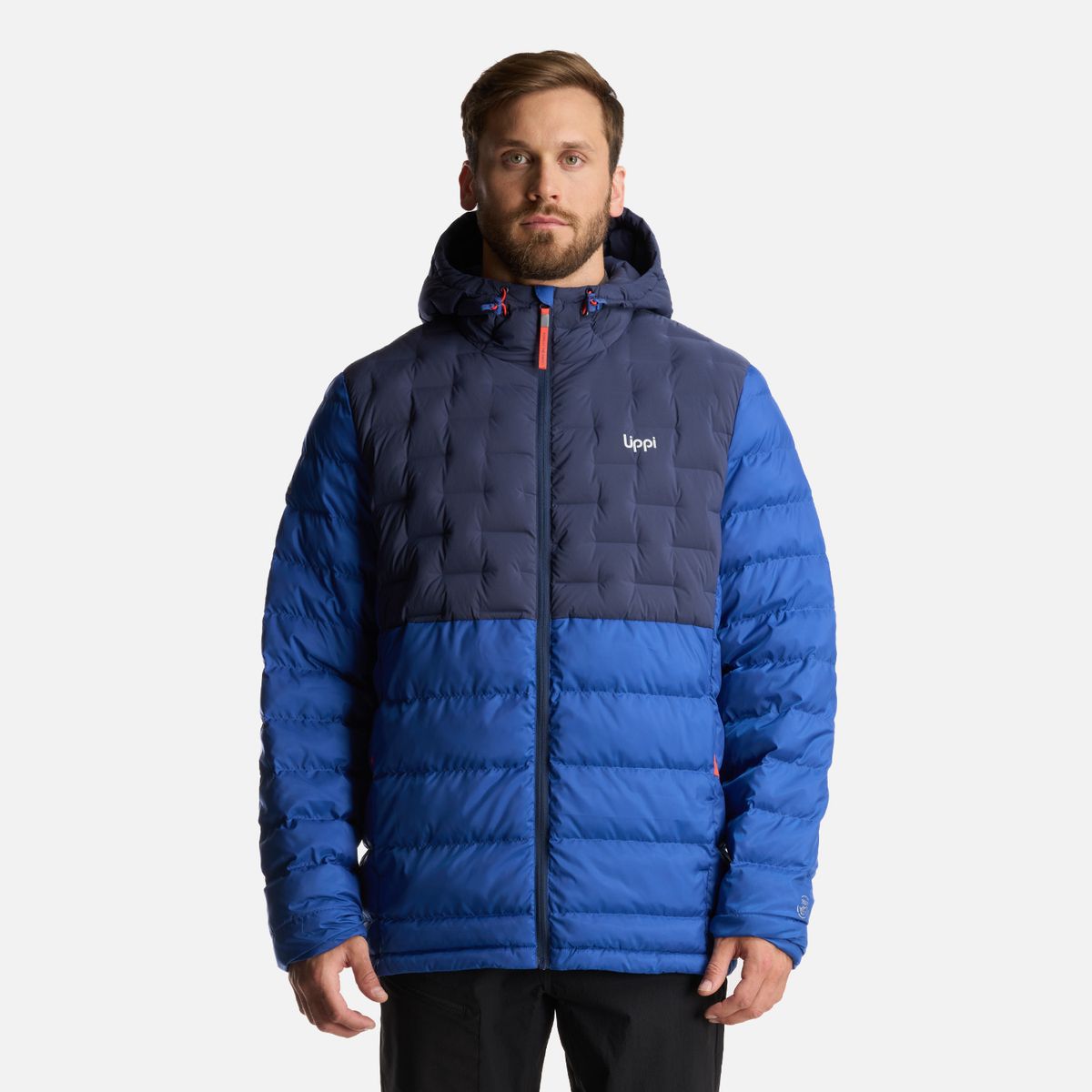 LIPPI - Chaqueta Hombre Bazpur EVO Down Hoody Jacket Azul Marino Lippi