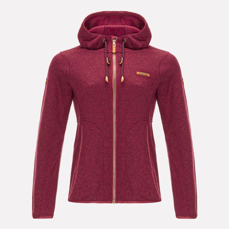 LIPPI - Chaqueta Mujer Alamo Blend-Pro Hoody Jacket Rosa Oscuro Lippi