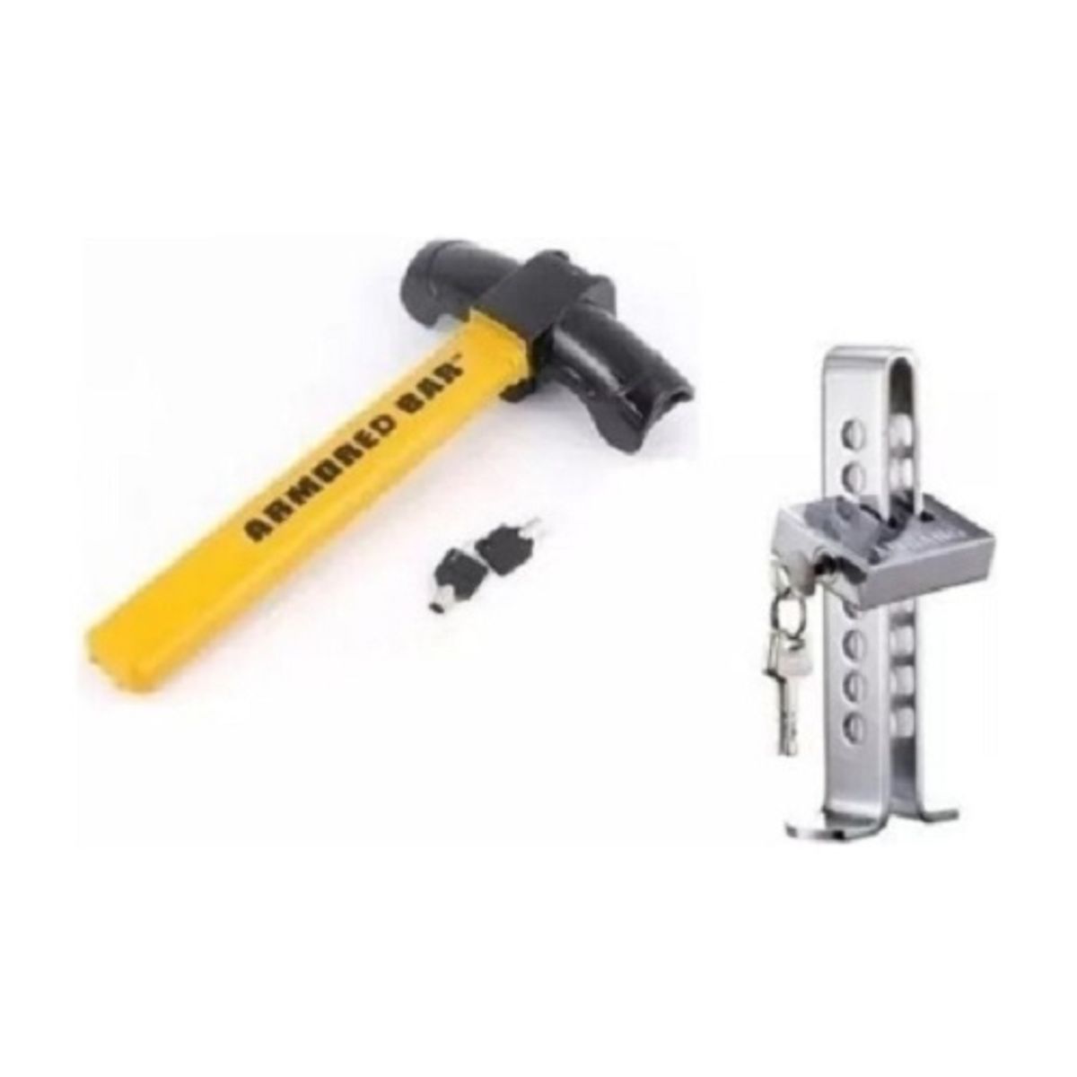 QUICK - Pack Tranca Volante + Traba Pedal Auto Antirrobo