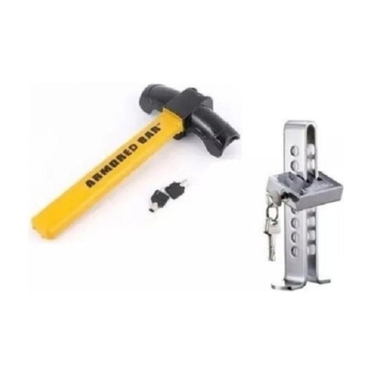 QUICK - Pack Tranca Volante + Traba Pedal Auto Antirrobo