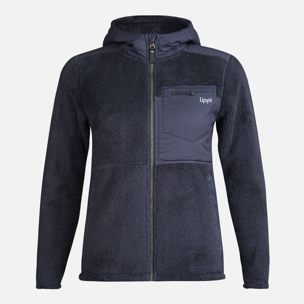 LIPPI - Chaqueta Teen Girl Bear Shaggy-Pro Hoody Jacket Azul Marino Lippi