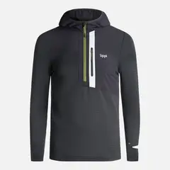 LIPPI - Poleron Teen Boy Karova 1/4 Zip Hoody Negro