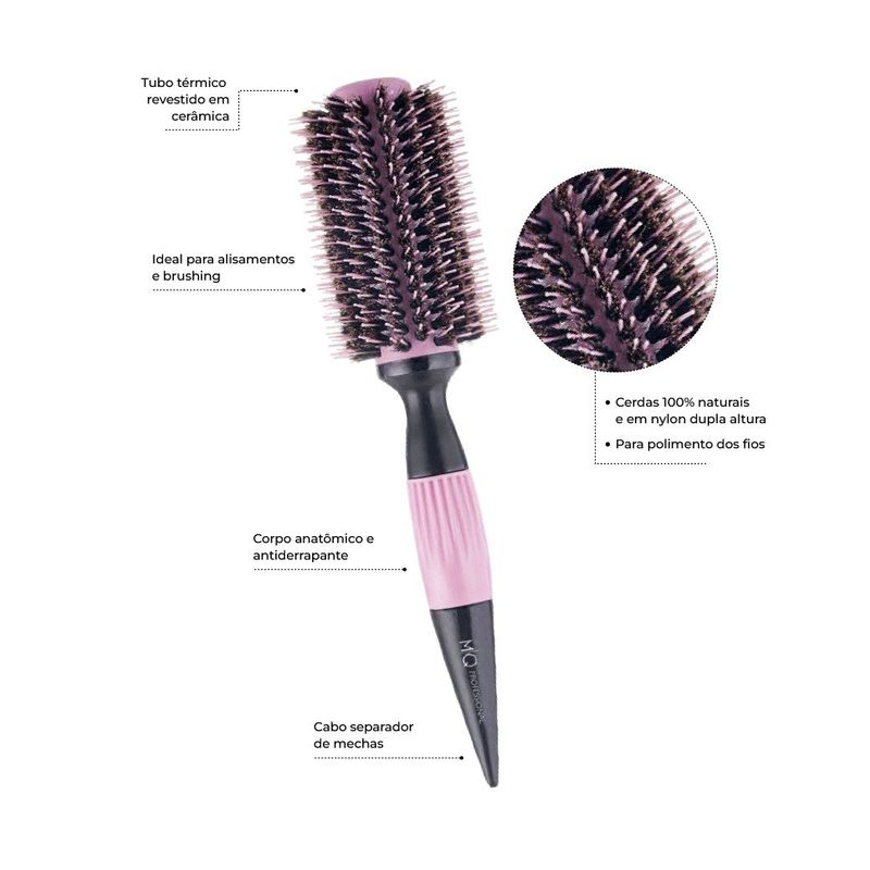 MQ PROFESIONAL - Cepillo térmico Brushing cerdas mixtas MQ 33 mm