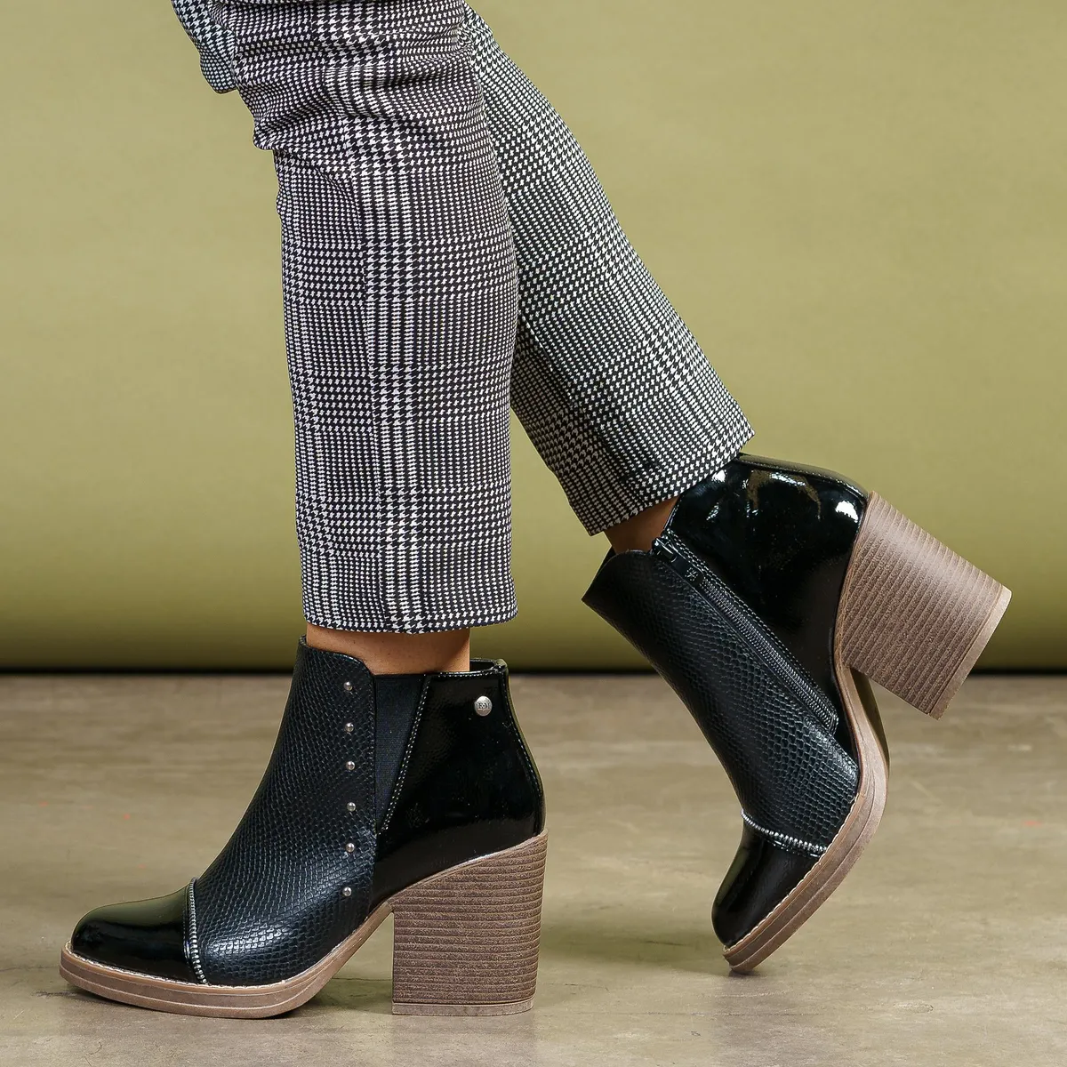 BOTELI - Botín Mujer Negro Akemi Boteli