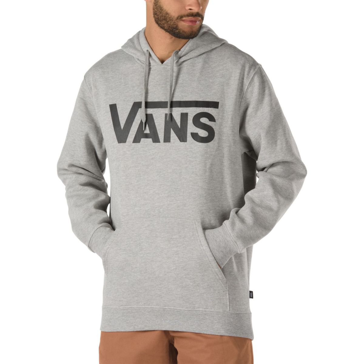VANS - Polerón Hombre MN CLASSIC PO HOODIE II Gris VANS