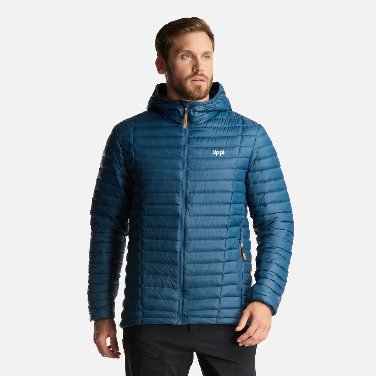 LIPPI - Chaqueta Hombre Peak Down Hoody Jacket Petroleo Lippi