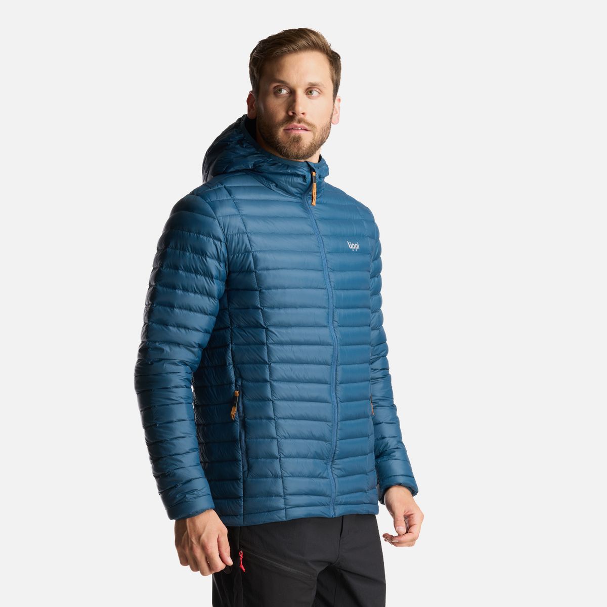 LIPPI - Chaqueta Hombre Peak Down Hoody Jacket Petroleo Lippi