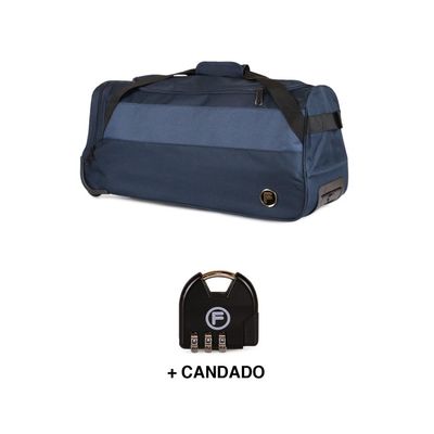 Imagen 2 del producto Bolso de viaje Kross M 89 lts azul + Candado