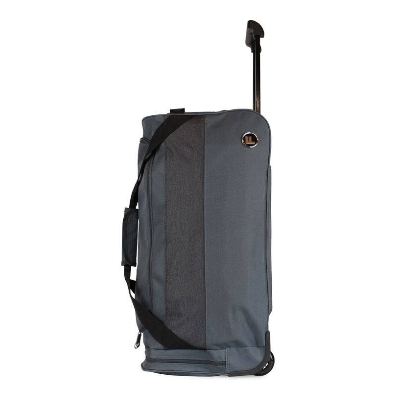 F LA MALETA DE CHILE - Bolso de viaje Kross M 89 lts gris + Candado F la Maleta de Chile