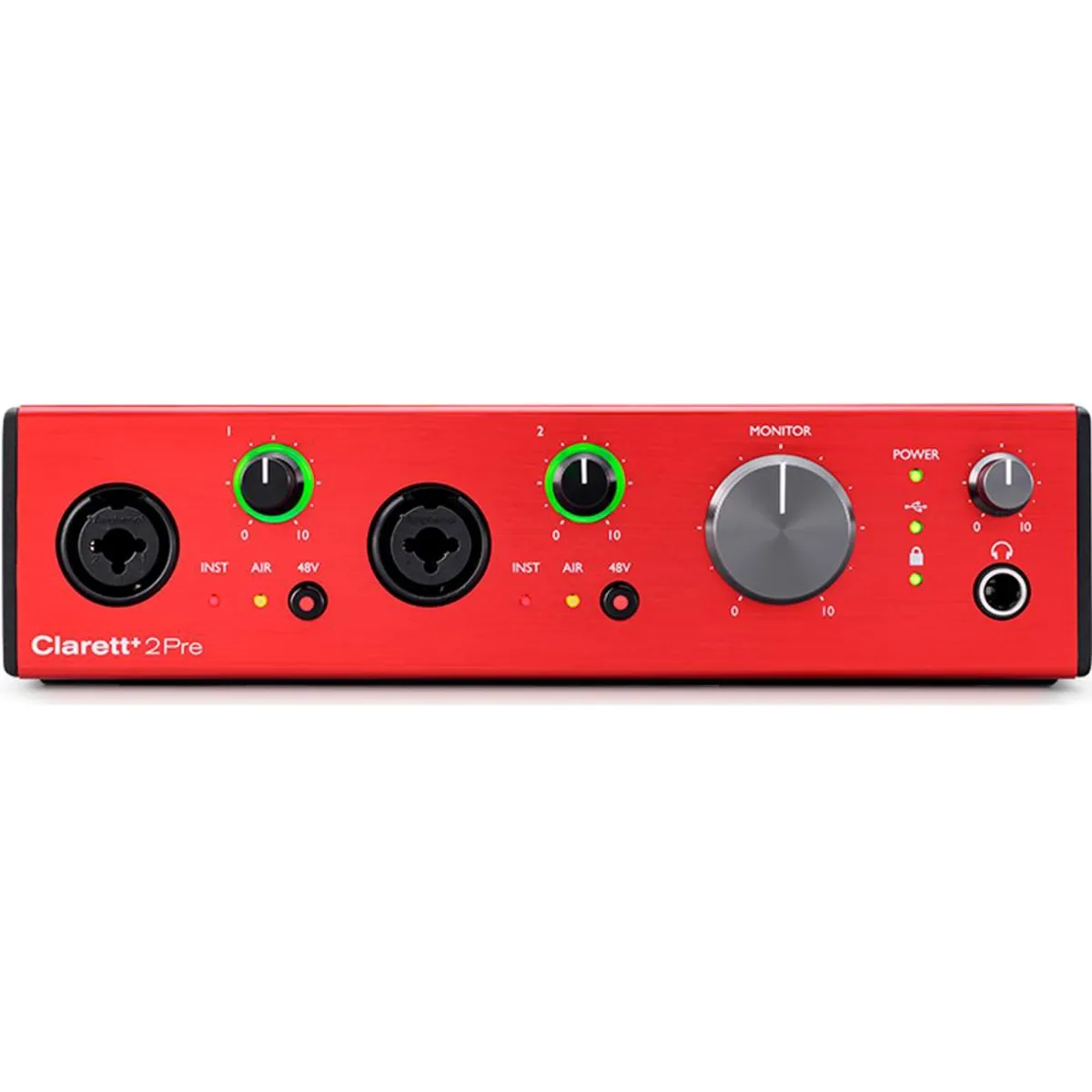 FOCUSRITE - Interfaz De Audio Focusrite Clarett+ 2 Pre