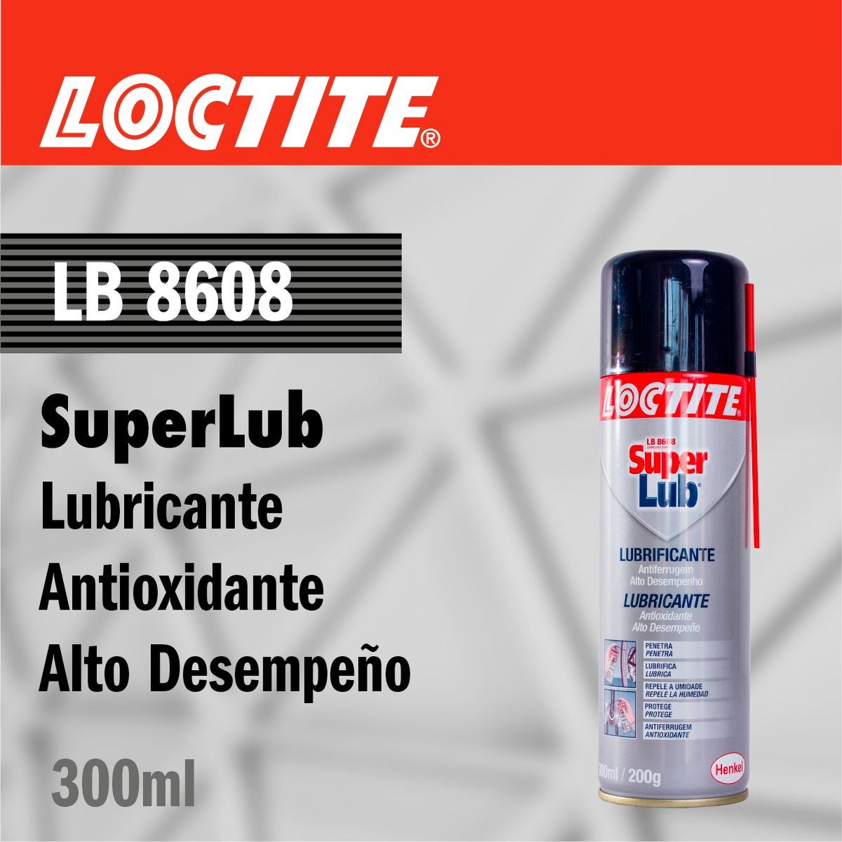 LOCTITE - Loctite Lb 8608 Lubicante Super Lub Multiuso 300 Ml