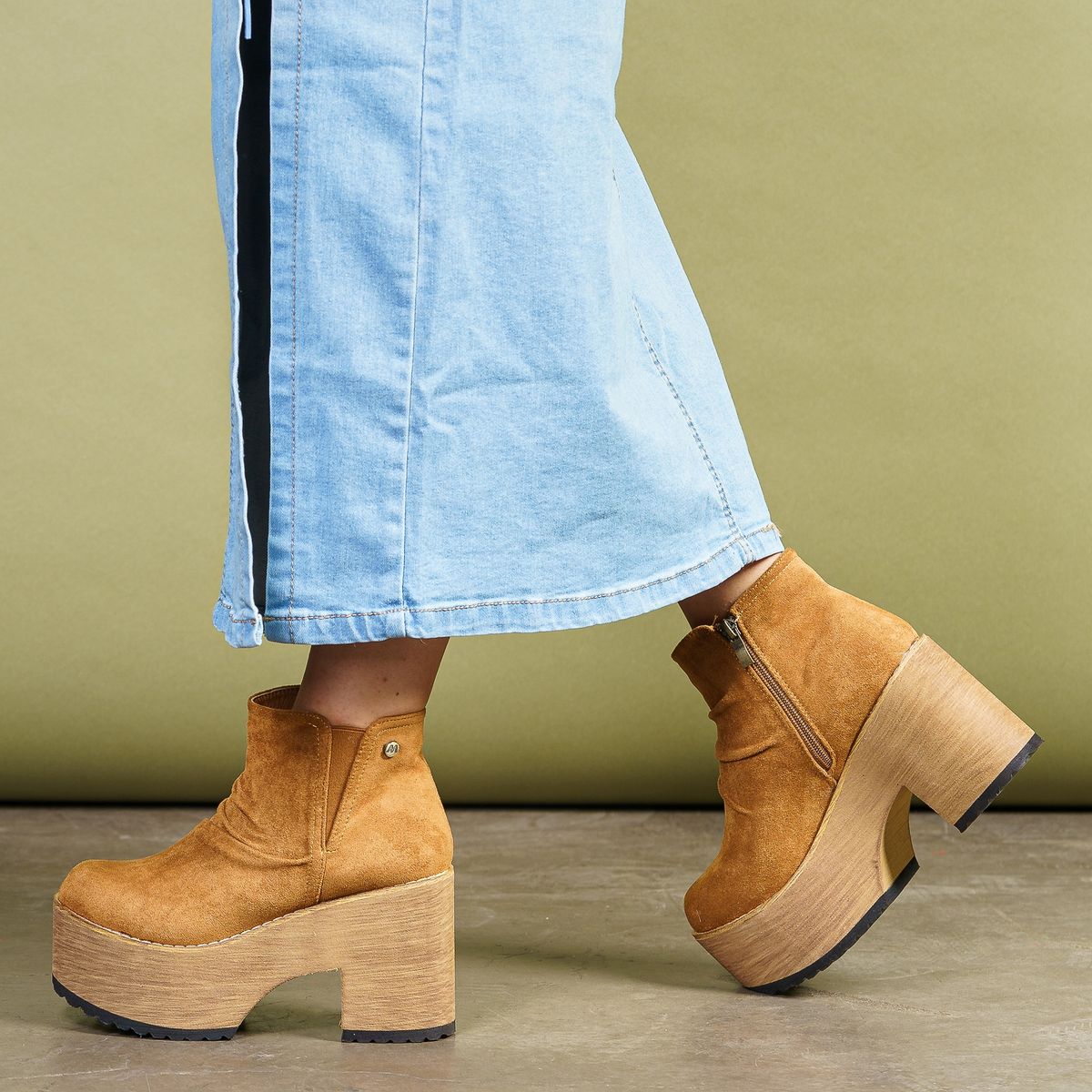 BOTELI - Bota Mujer Camel Isamu Boteli