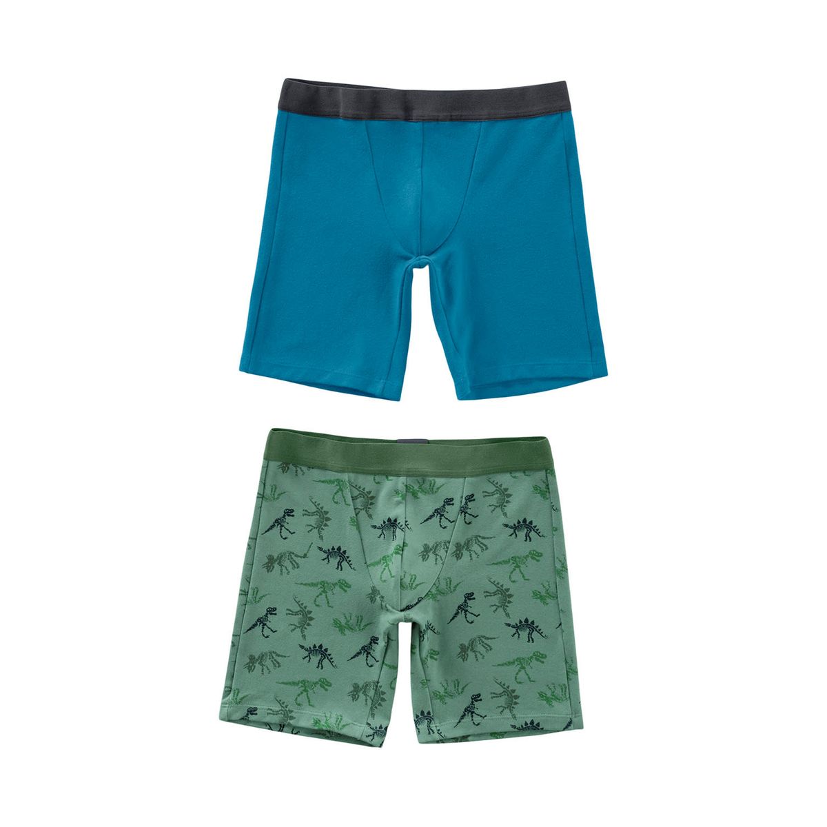 LEO - Pack x 2 bóxer largo en algodón para niño 33294X2 Azul / Estampado