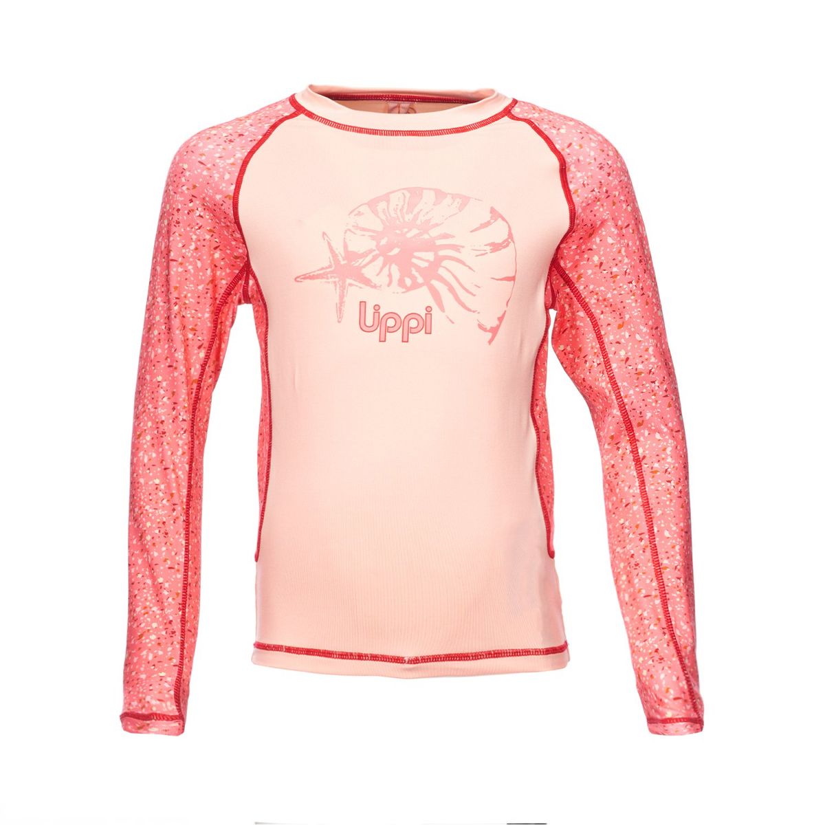 LIPPI - Traje de Baño Niña Sun Pro Long Sleeve T-Shirt Print Coral Lippi