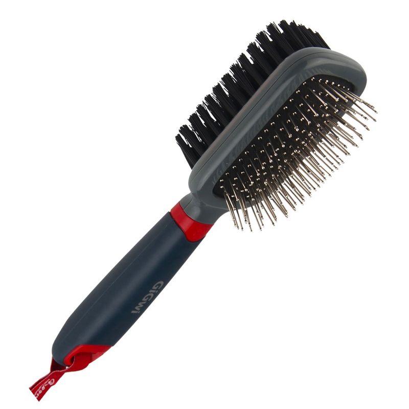GIGWI - Gigwi Grooming Cepillo Doble Para Perros y Gatos