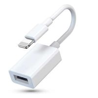Cable Otg Adaptador Lightning A Usb Hembra