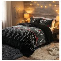 Cobertor Chiporro Invierno 1.5 Plazas - Negro Puntos 1323