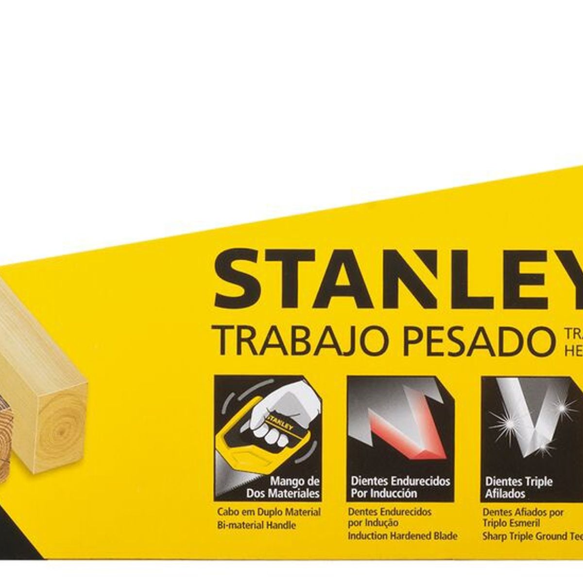 STANLEY - Serrucho Trabajo Pesado 20 Pulgadas Stht20375-la