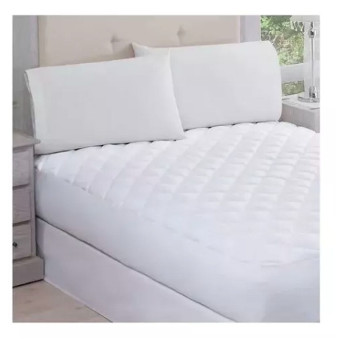GENERICO - Cubrecolchon Impermeable King + 2 Fundas De Almohadas