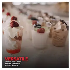 Pasteleria - Pack X100 Vasos Shot Pocillos Para Postres Vasos Plasticos 40ml