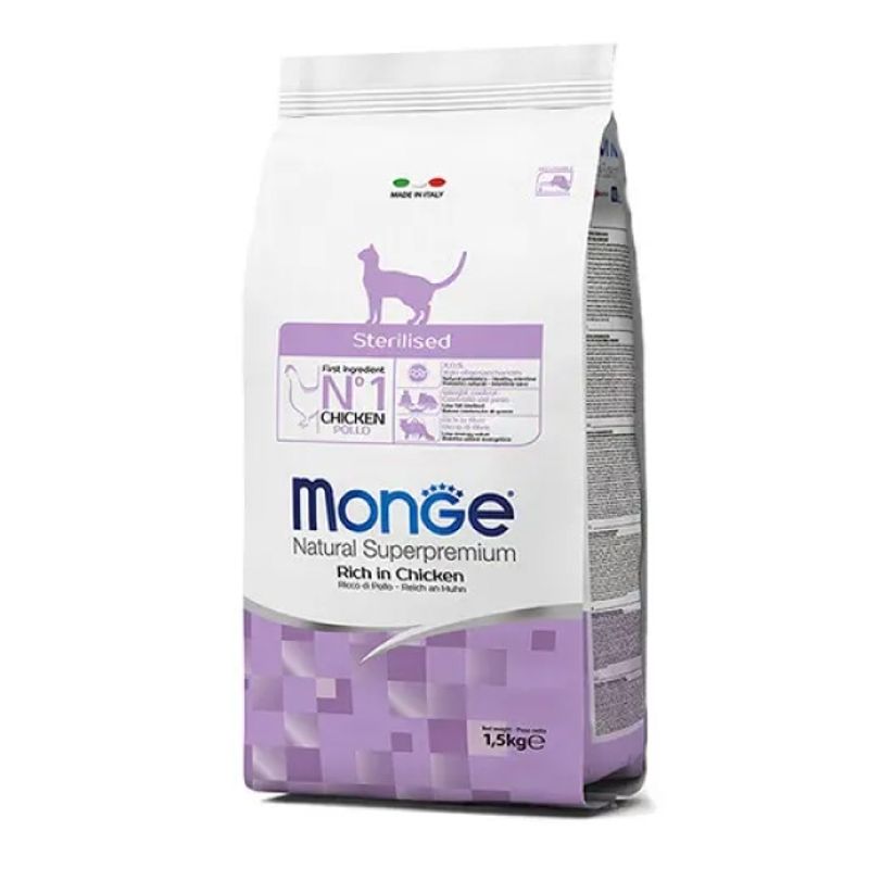 MONGE - Monge Alimento Premium Gato Sterilised Chicken Cat 1.5kg