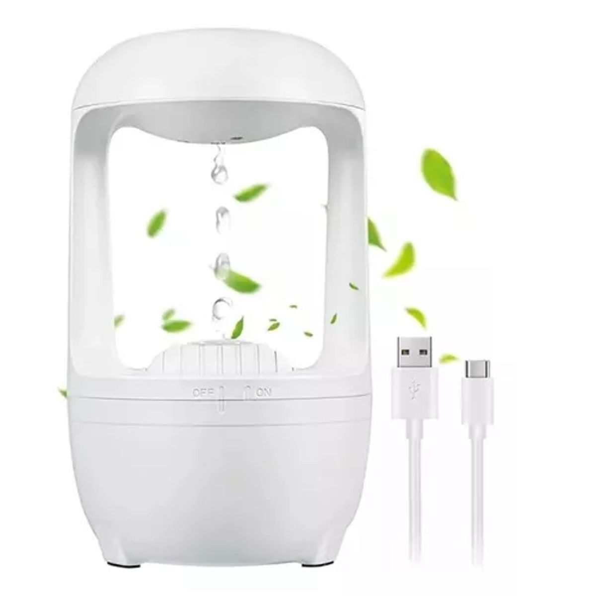 GENERICO - Humidificador Difusor De Aroma Antigravedad + 12 Esencias