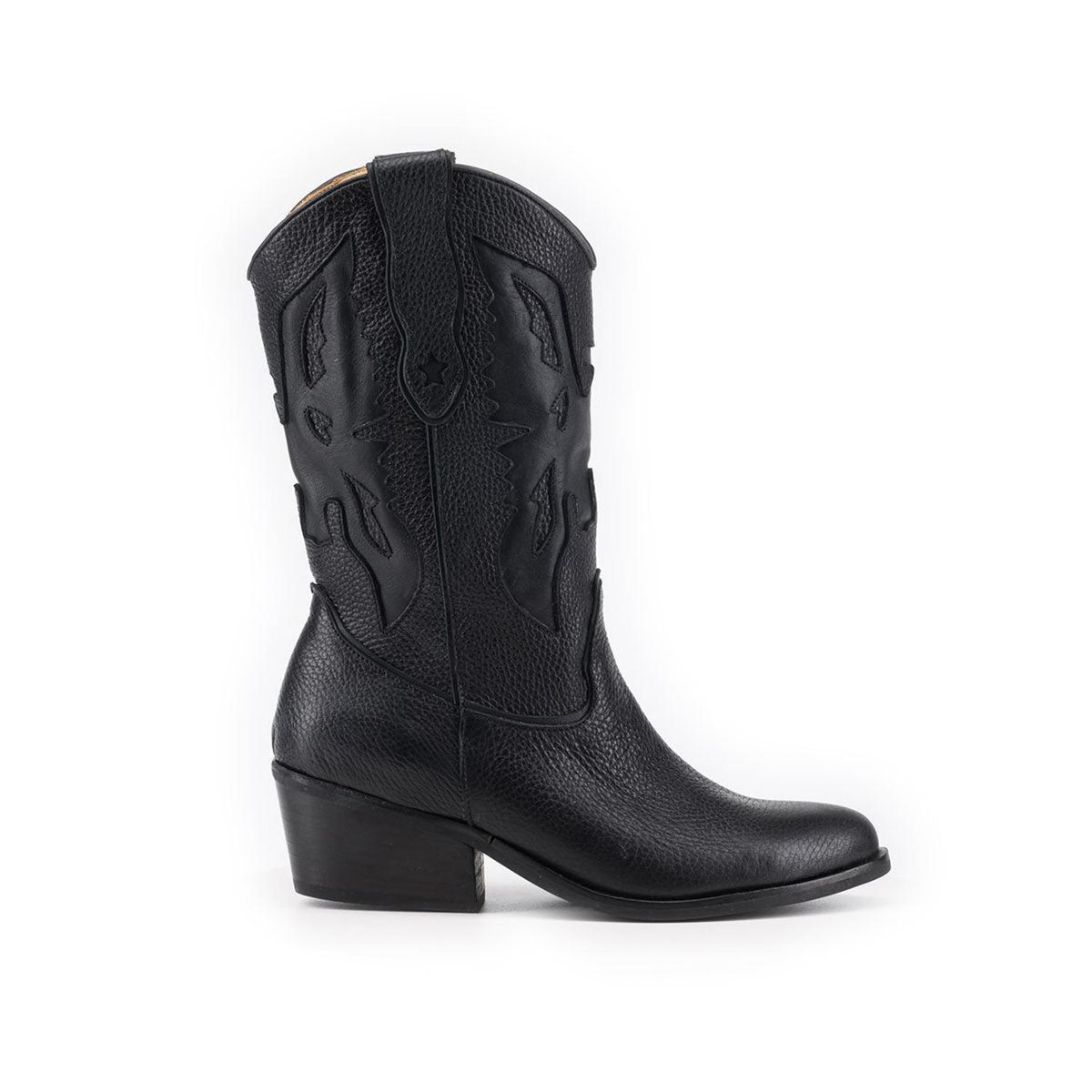 VANESSA GIL - BOTA MUJER DE CUERO AGUILA BLACK