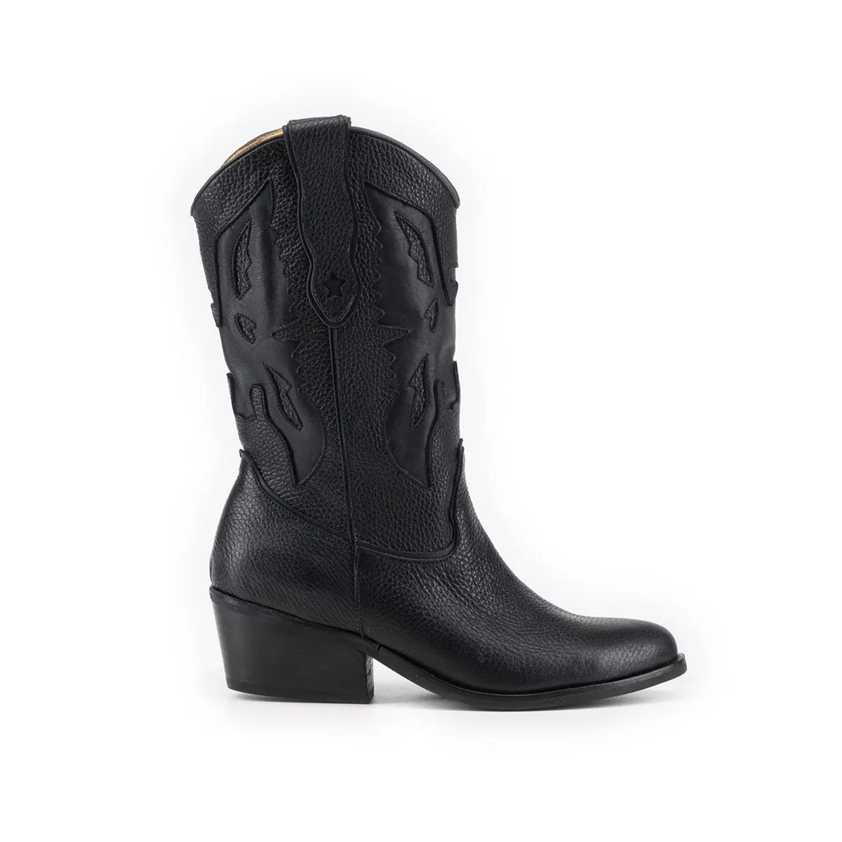 VANESSA GIL - BOTA MUJER DE CUERO AGUILA BLACK