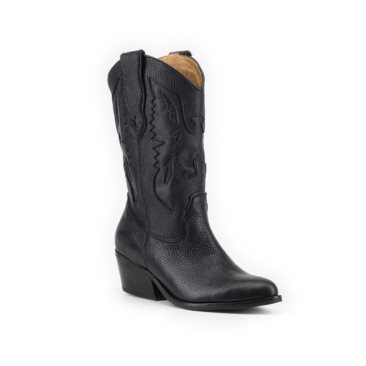 VANESSA GIL - BOTA MUJER DE CUERO AGUILA BLACK