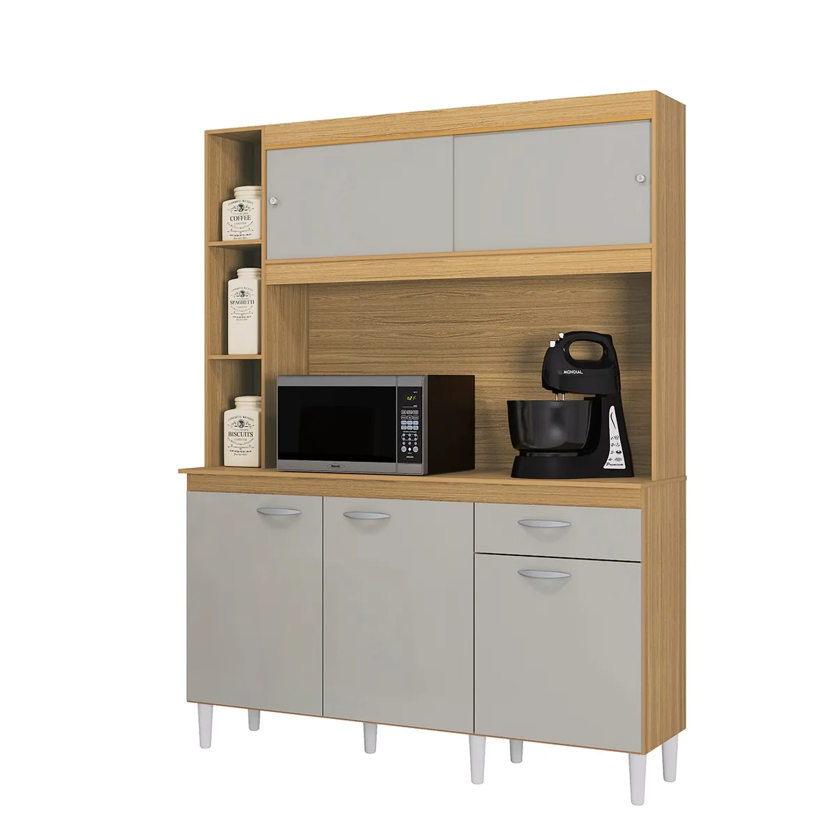TAHUARI - Mueble de cocina Duna 140 Damasco off white