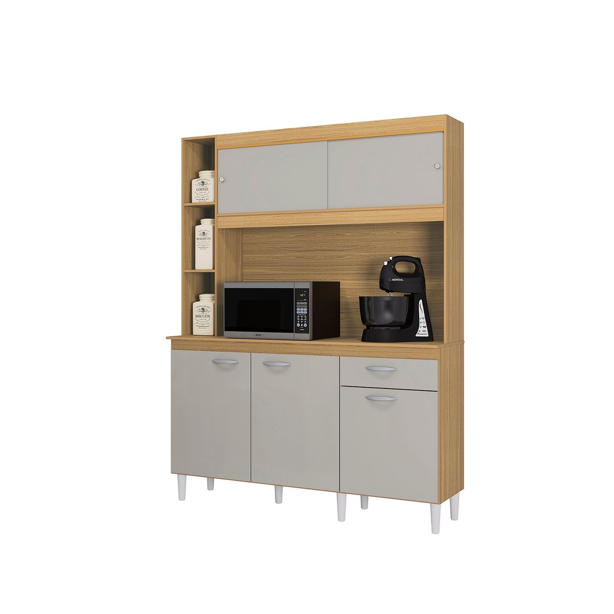 TAHUARI - Mueble de cocina Duna 140 Damasco off white