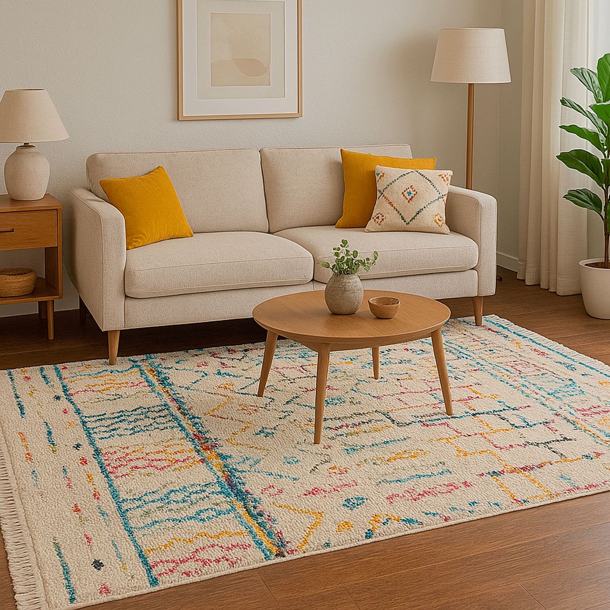 BAZHARS - ALFOMBRA BAZHARS SHAGGY 240X330 CM 5641