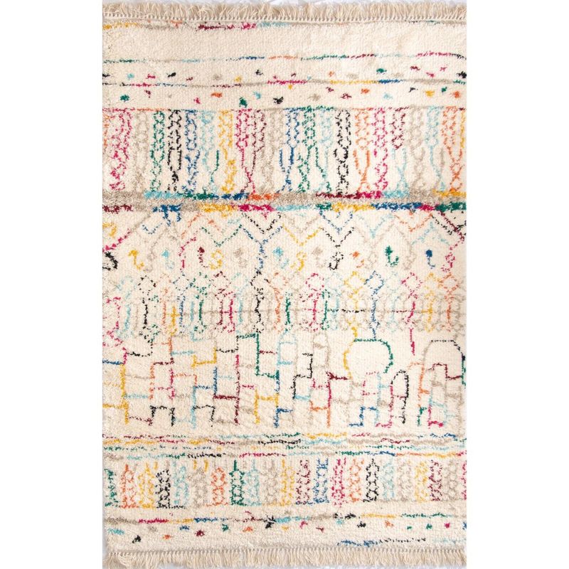 BAZHARS - Alfombra Shaggy 200x290 cm 5641 Bazhars