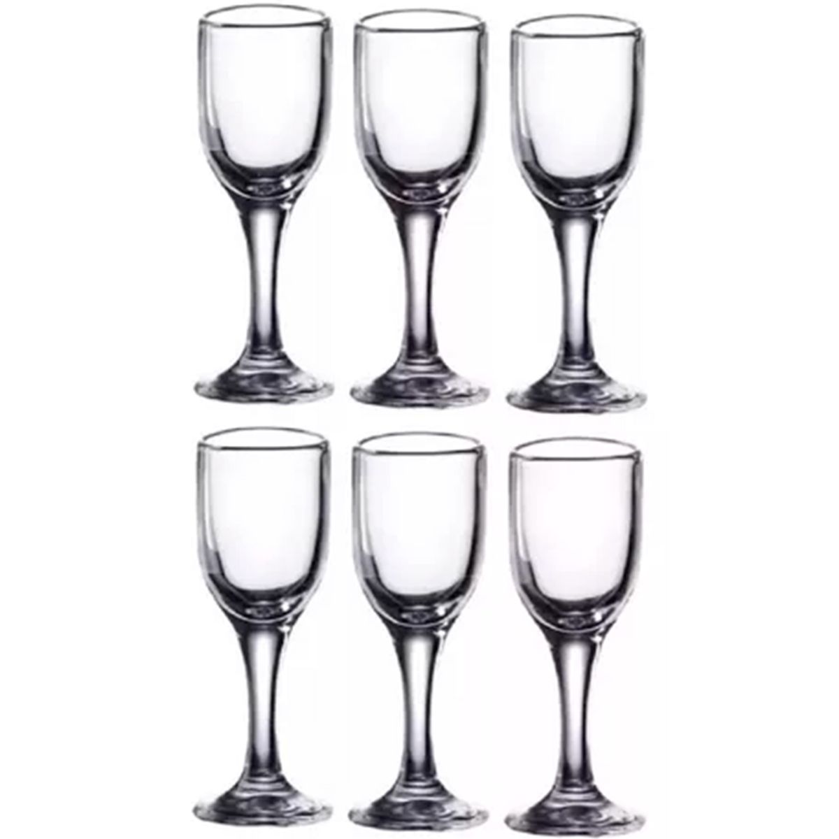 GENERICO - Copas De Vidrio Set De 6 Mini 10ml