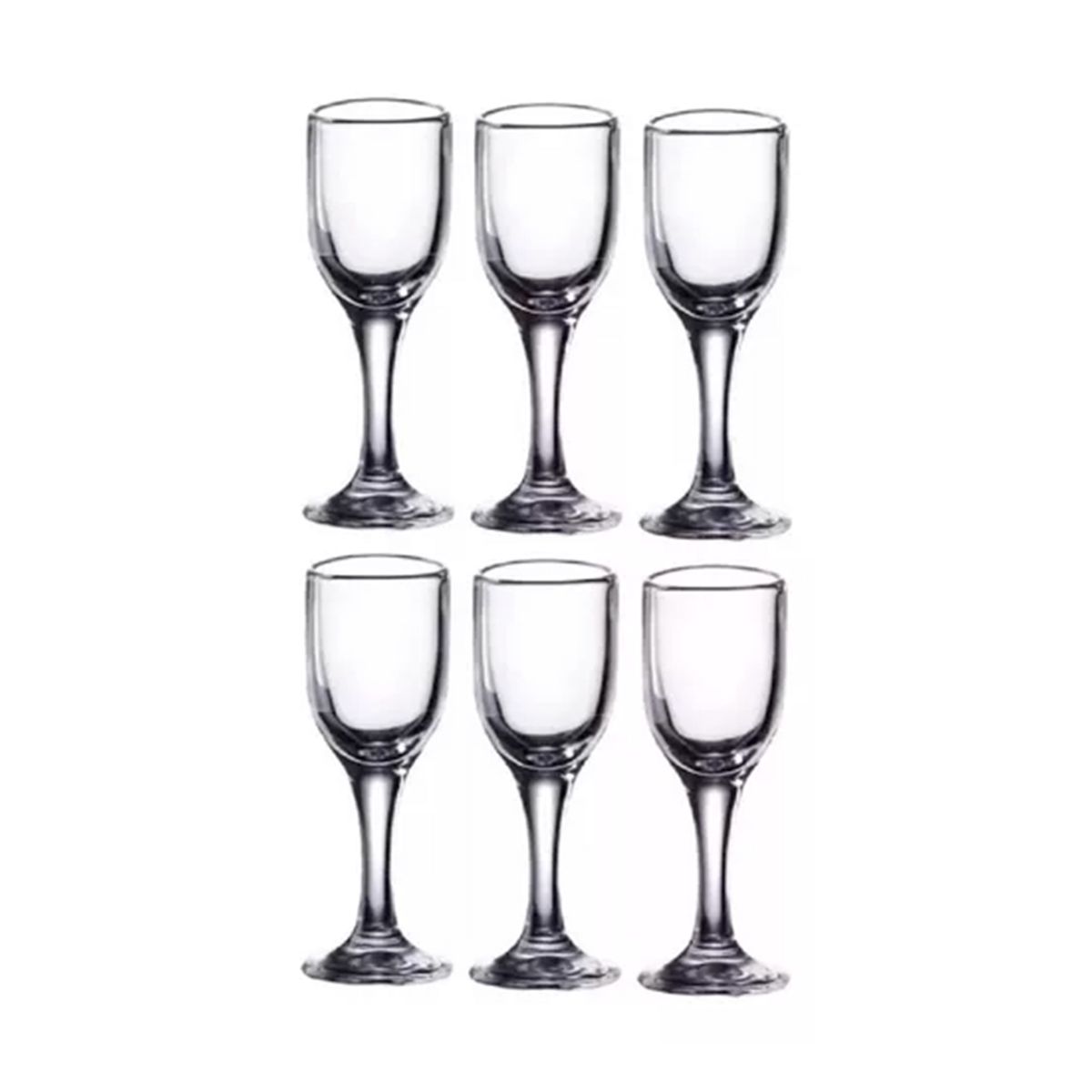 GENERICO - Copas De Vidrio Set De 6 Mini 10ml