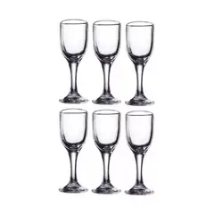 GENERICO - Copas De Vidrio Set De 6 Mini 10ml