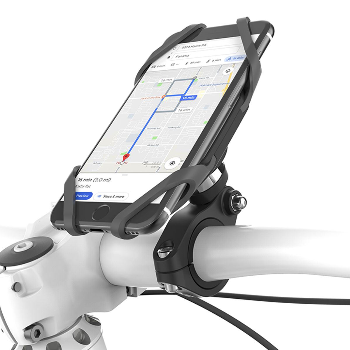 TECMASTER -  Soporte de Celular para Bicicleta y Motos Anti Vibraciones