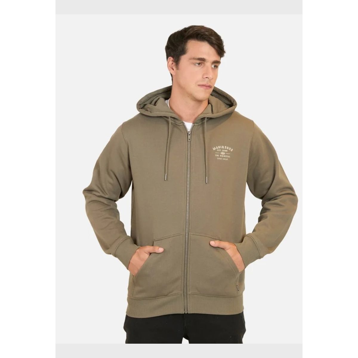 MAUI AND SONS - Poleron Medieval Hoodie Verde Maui And Sons