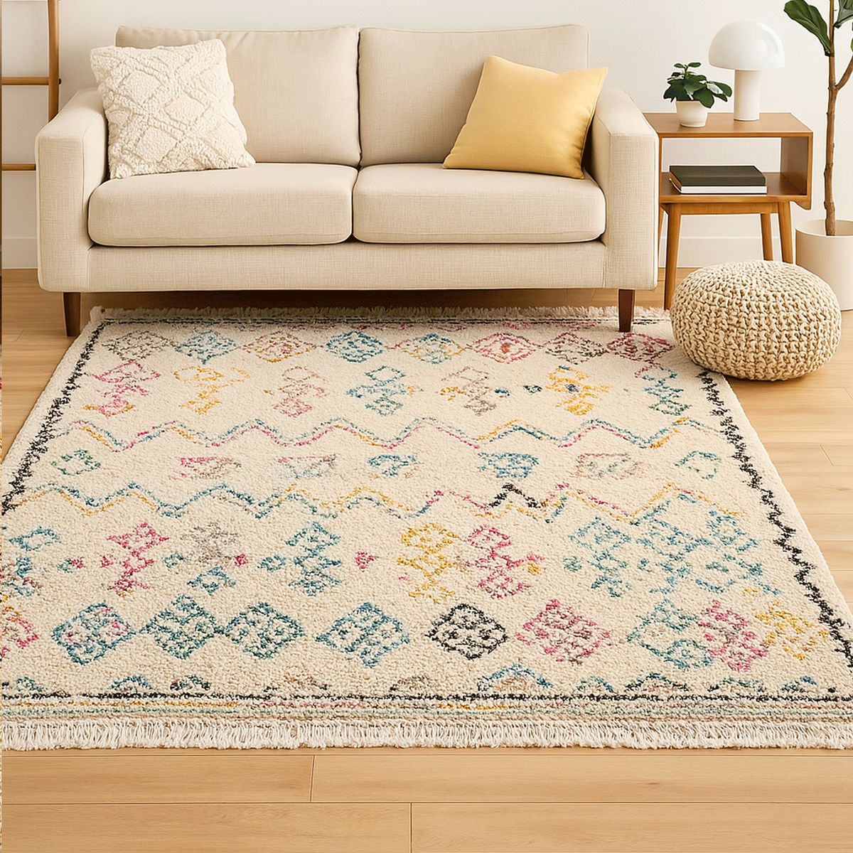 BAZHARS - ALFOMBRA BAZHARS SHAGGY 160X230 CM 6221