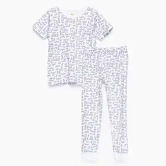 COYOTE KIDS - Pijama blanco love algodón peruano - Blanco