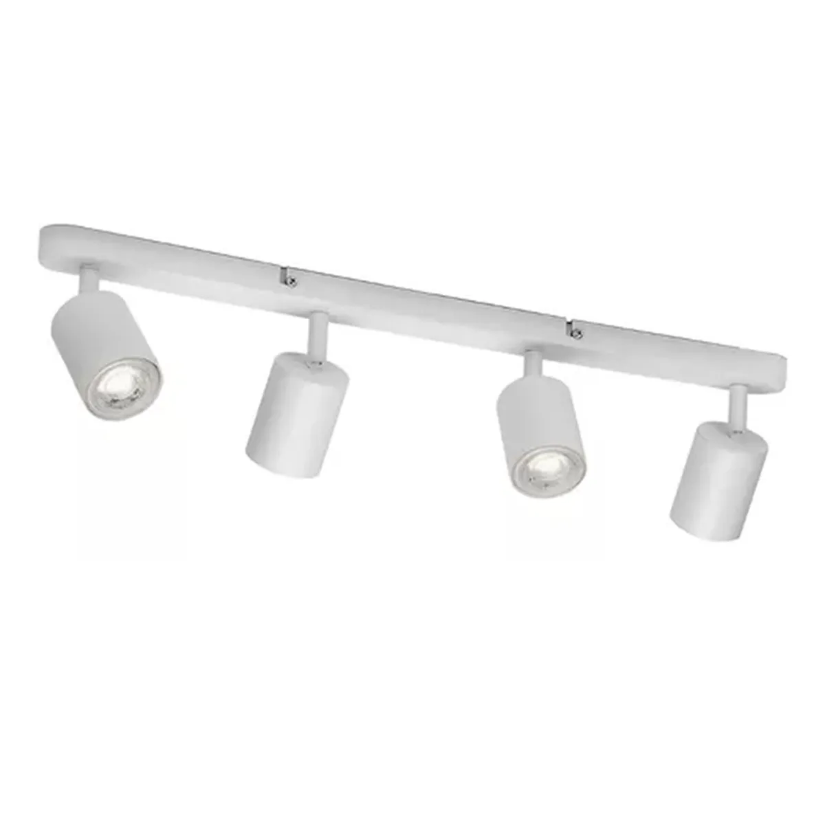 OFERTABKN - Aplique Lampara Cuadruple Dirigible Ampolleta Gu10 BlancoLuz calida
